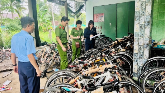 Bình Định: Tạm giữ 118 xe đạp ngoại nhập không rõ nguồn gốc