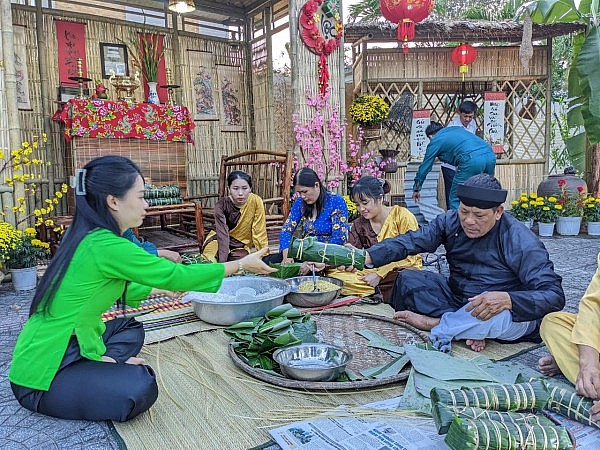 Trải nghiệm Tết xưa, phiên chợ quê ngày Tết tại huyện Hòa Vang, Đà Nẵng đã thu hút sự quan tâm rất lớn của du khách trong nước và quốc tế.