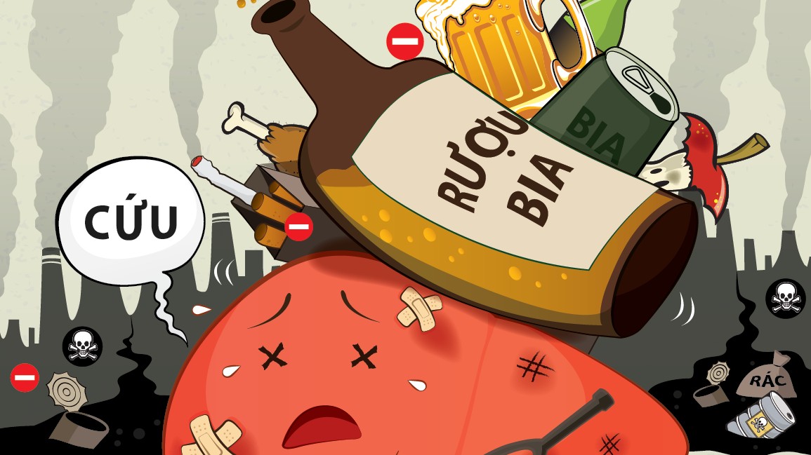 Cách bảo vệ gan trước tác hại của rượu bia, cho những ngày Tết mạnh khỏe
