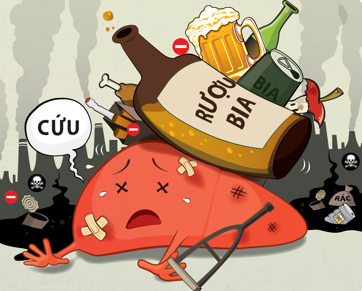 Cách bảo vệ gan trước tác hại của rượu bia, cho những ngày Tết mạnh khỏe