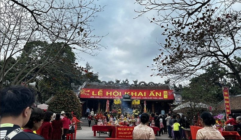 Nhiều hoạt động đặc sắc tại Lễ hội đền Trần Nam Định xuân Giáp Thìn 2024