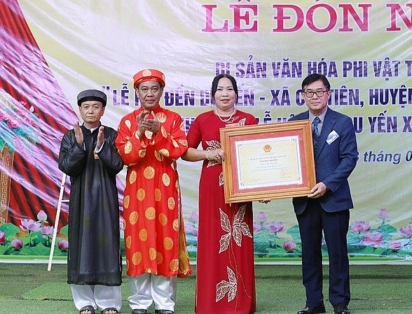 Lễ hội đền Du Yến được công nhận là di sản văn hóa phi vật thể quốc gia