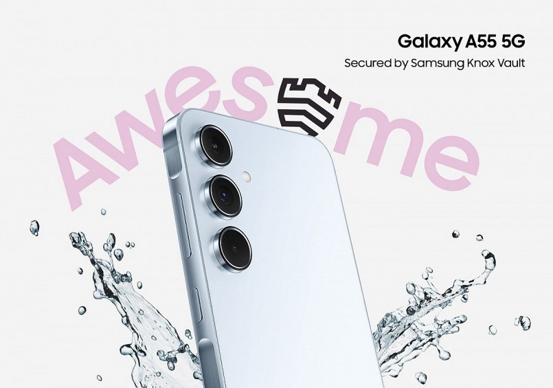 Samsung Galaxy A55 5G ra mắt tại Thái Lan với khung kim loại