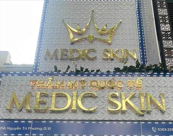 Viện Thẩm mỹ Quốc tế Medic Skin bị đình chỉ hoạt động 4,5 tháng
