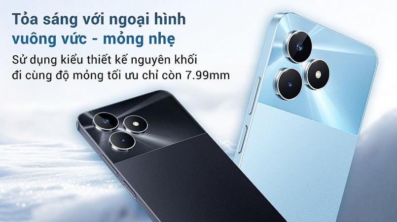 Realme C60 là chiếc điện thoại mới nhất được Realme ra mắt âm thầm tại thị trường Việt Nam