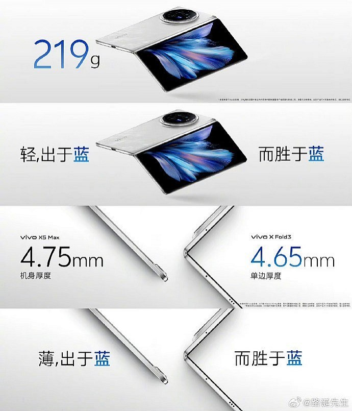 Điện thoại gập Vivo X Fold3 ra mắt tại Trung Quốc