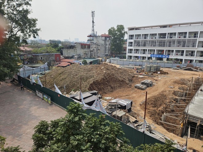 Hoàn thành công tác thu hồi đất tại các dự án trường học tại phường Định Công, tiến tới đẩy mạnh thi công dự án