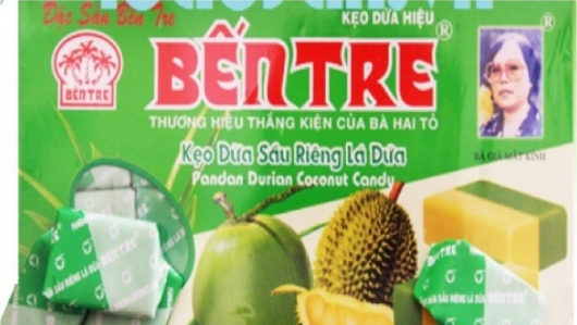 Kẹo dừa sầu riêng lá dứa