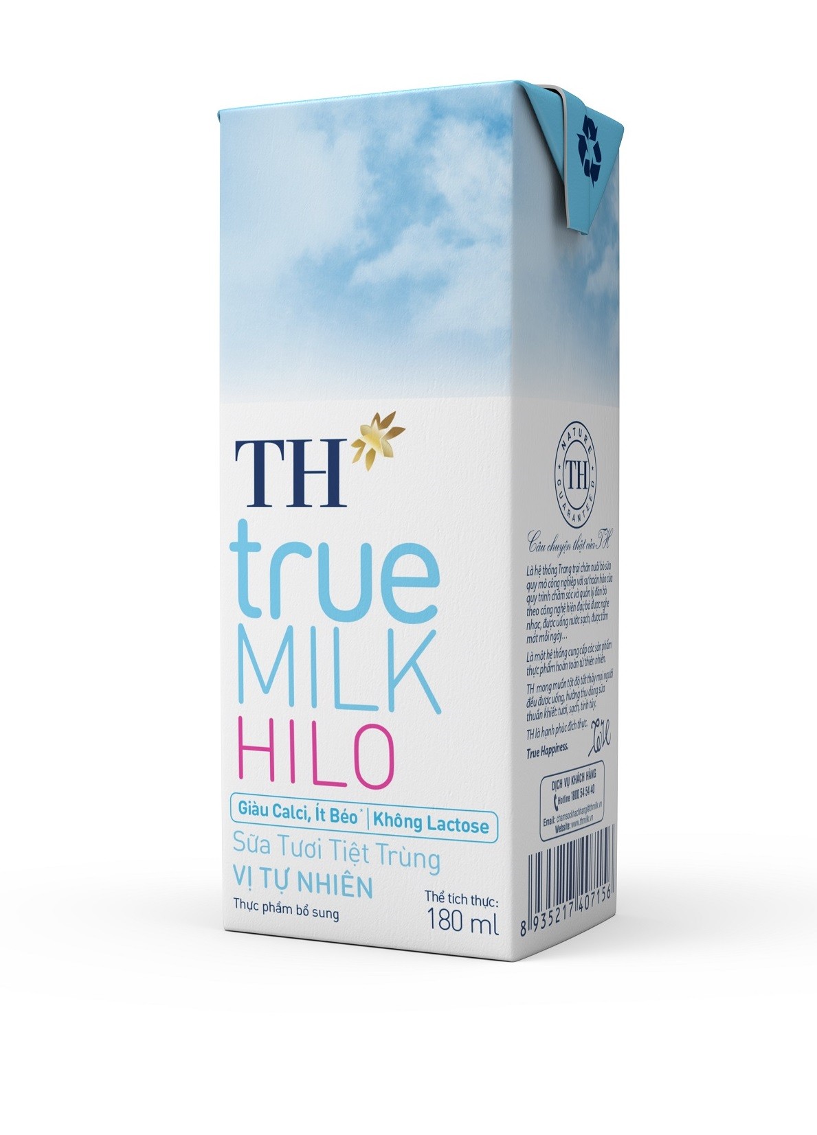 Sữa tươi tăng calci, mẹ an tâm với TH true MILK HILO