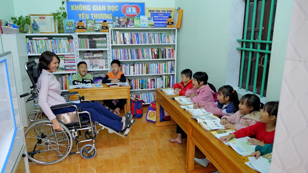 Lớp học “Gieo Mầm” của chị Dịu mang dành cho thế hệ măng non ở quê nhà