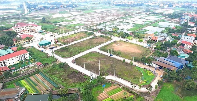 Đấu giá gần 100 thửa đất vùng ven Hà Nội vào đầu tháng 5. Ảnh Minh hoạ.