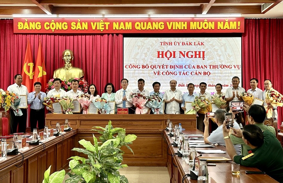 Đắk Lắk điều động, bổ nhiệm hàng loạt nhân sự