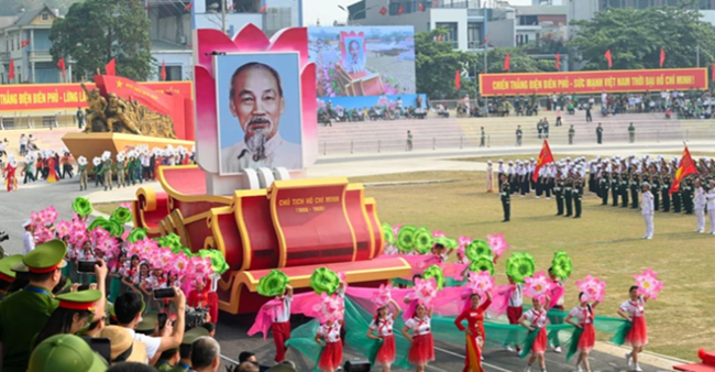 iễu binh, diễu hành 70 năm Chiến thắng Điện Biên Phủ