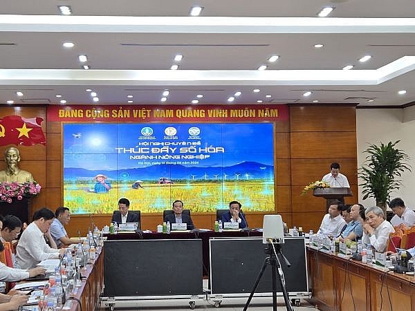 Toàn cảnh Hội nghị chuyên đề “Thúc đẩy số hóa ngành nông nghiệp” 
