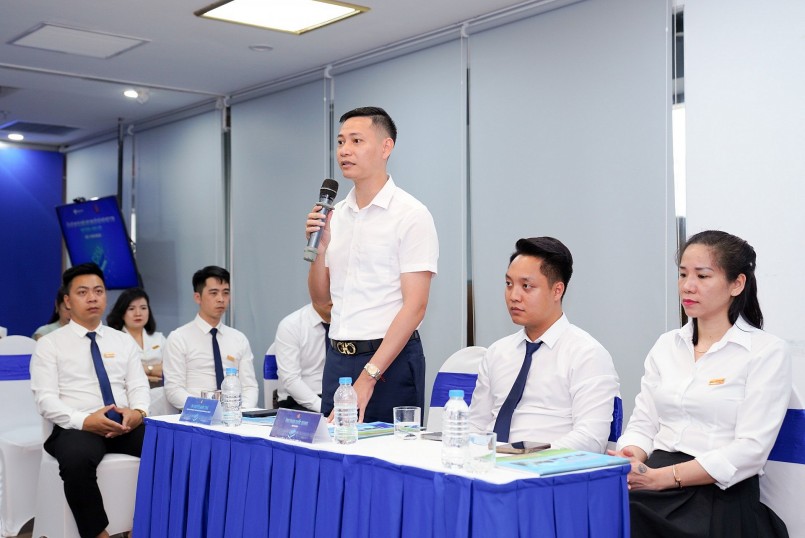 Ông Nguyễn Mạnh Tùng - Đại diện Nirva - Land phát biểu tại sự kiện