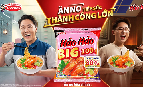 Acecook Việt Nam ra mắt Hảo Hảo BIG 100 g