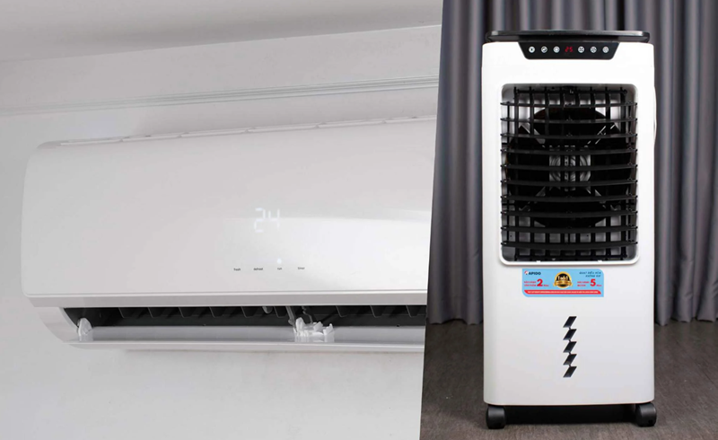Mùa hè nên mua quạt hơi nước hay máy lạnh để tiết kiệm điện?