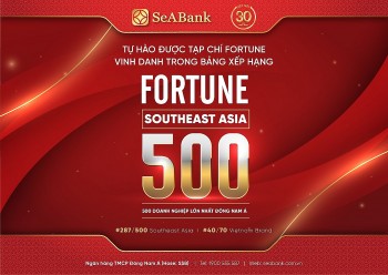 SeABank được vinh danh trong bảng xếp hạng Fortune Southeast Asia 500