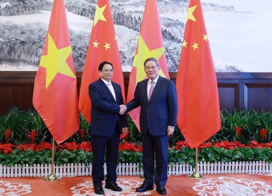 Thủ tướng Trung Quốc Lý Cường khẳng định mở cửa hơn nữa cho hàng hóa Việt Nam - Ảnh: D.GIANG