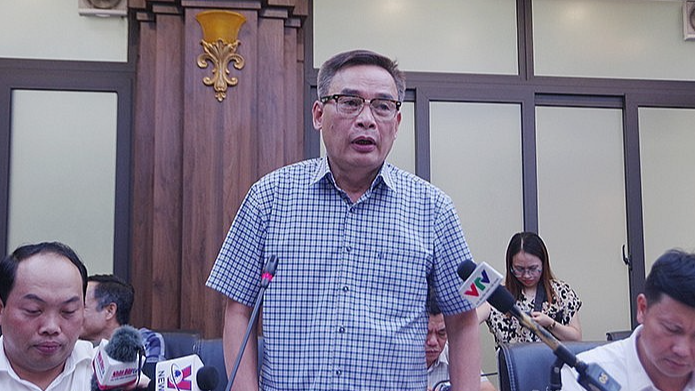Ông Nguyễn Như Cường - Cục trưởng Cục Trồng trọt chia sẻ tại buổi họp báo