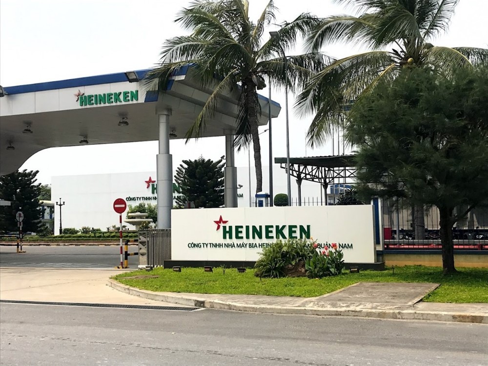 Nhà máy Bia Heineken Quảng Nam. 