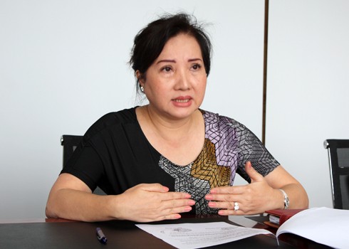 Bà Nguyễn Thị Như Loan - Tổng giám đốc Công ty cổ phần Quốc Cường Gia Lai.