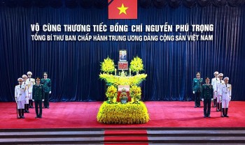Tổng thuật: Lễ viếng đồng chí Tổng Bí thư Nguyễn Phú Trọng