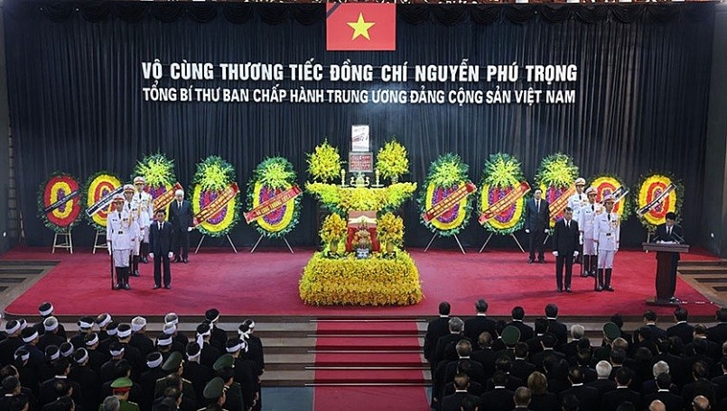 Trực tiếp: Lễ truy điệu và Lễ an táng đồng chí Tổng Bí thư Nguyễn Phú Trọng