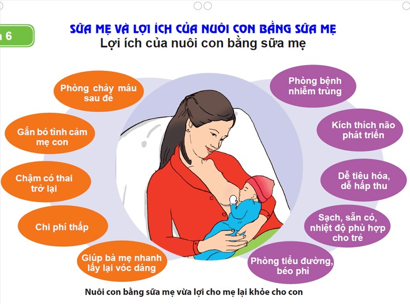 Hưởng ứng Tuần lễ Thế giới Nuôi con bằng sữa mẹ