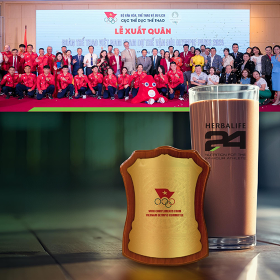 Herbalife đồng hành cùng Ủy ban Olympic Việt Nam tổ chức Lễ Xuất Quân cho đoàn thể thao Việt Nam tham dự Thế vận hội Olympic Paris 2024