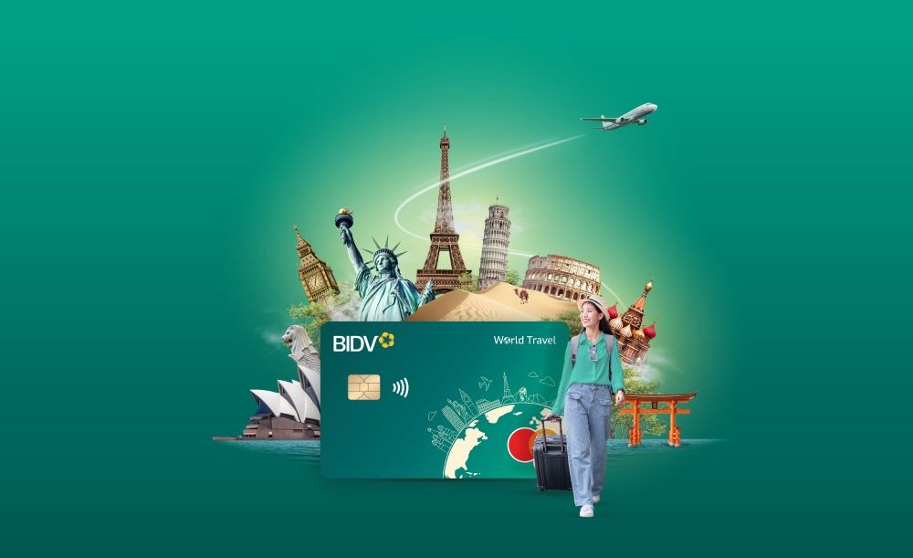 Khám phá thế giới với BIDV Mastercard World Travel. Ảnh: BIDV