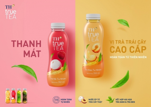 Trà trái cây TH true TEA “cưa đổ” giới trẻ