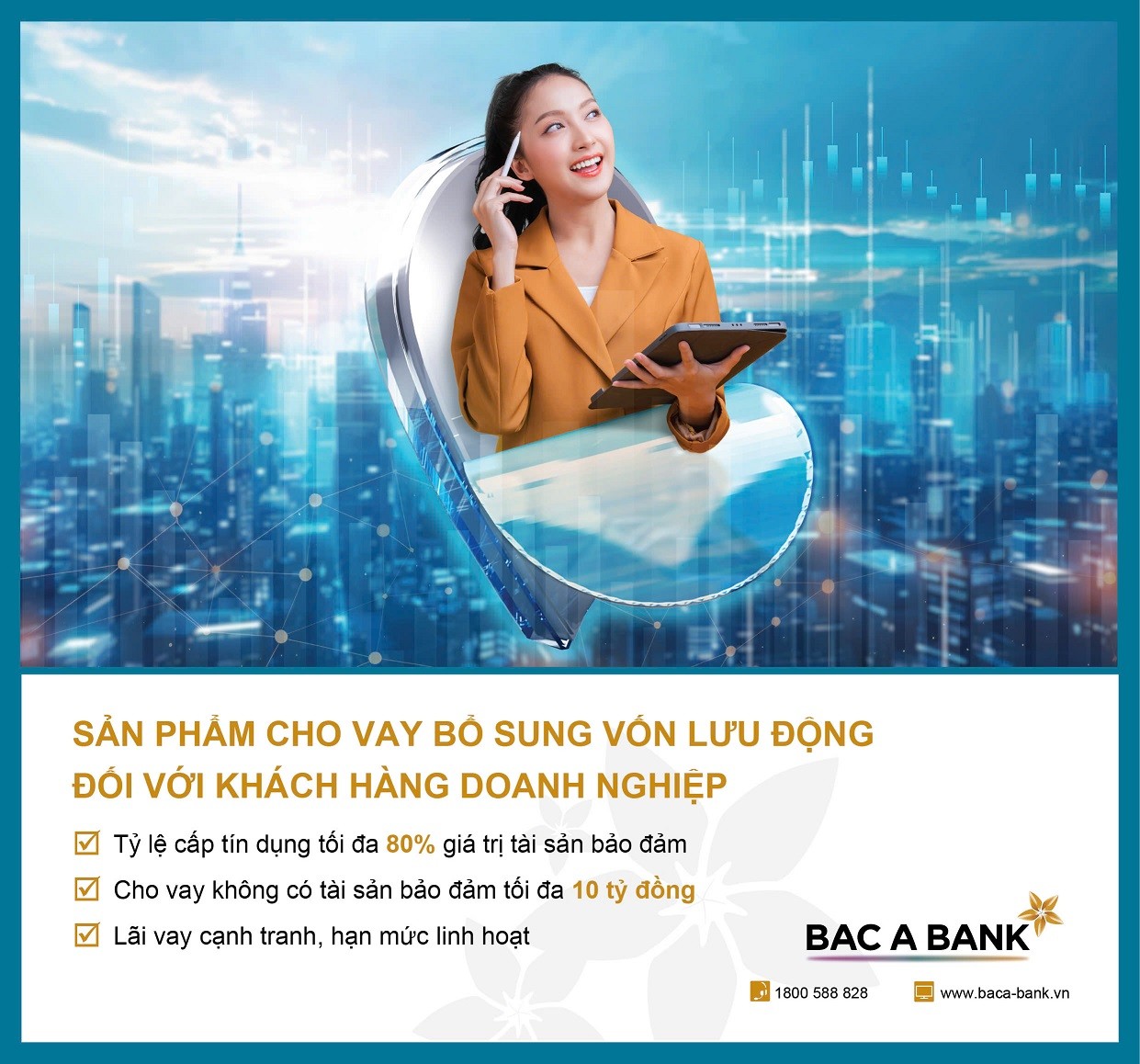 BAC A BANK tạo “đòn bẩy” ưu tiên dành cho các doanh nghiệp trẻ