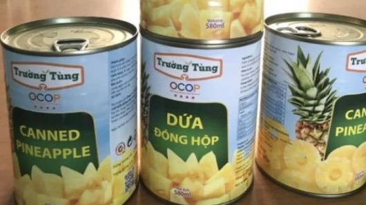 Dứa đóng hộp Trường Tùng