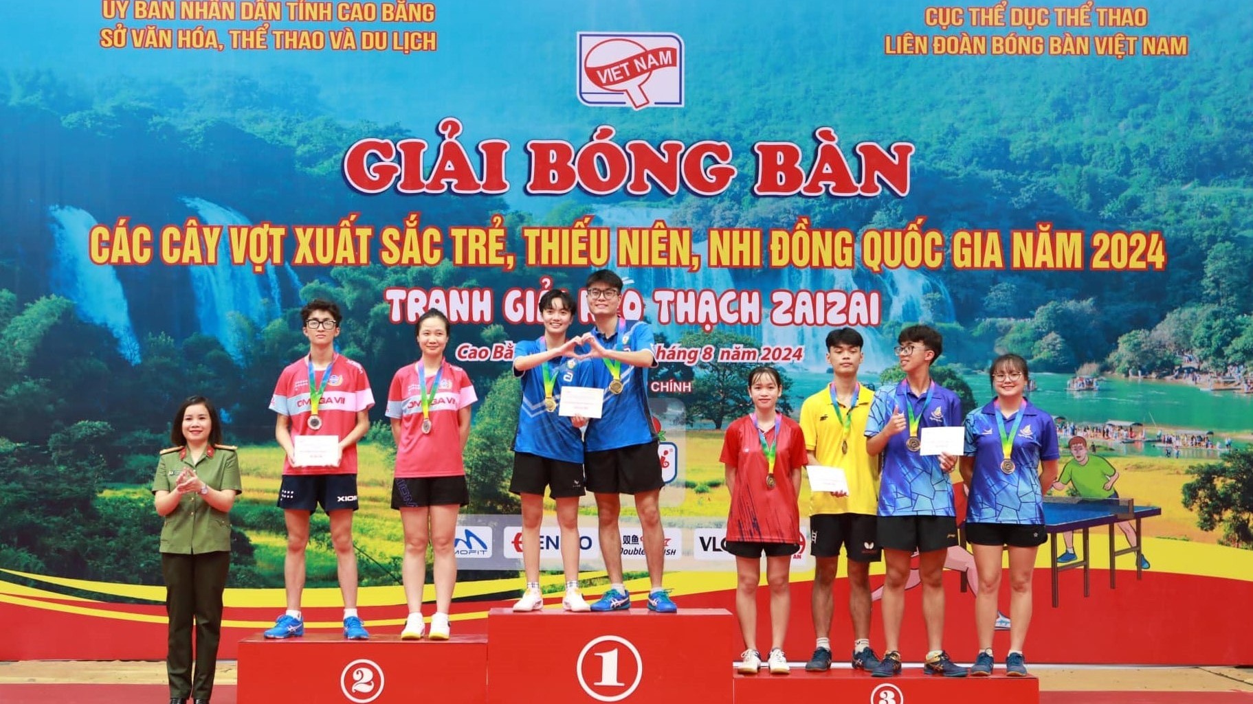 Bóng bàn CAND - T&T về nhất toàn đoàn với 14 huy chương vàng giải trẻ quốc gia