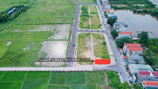 Lô đất trúng đấu giá hơn 100 triệu đồng/m2 tại Thanh Oai bị bỏ cọc