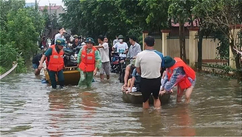 Huyện Thạch Thất nỗ lực khắc phục hậu quả sau mưa lũ