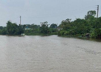 Thanh Hoá: Nước lũ sông Mã, sông Lèn dâng cao mức báo động II