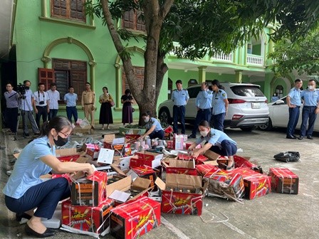 Nghệ An: Tiêu huỷ gần 30.000 đơn vị sản phẩm hàng hoá