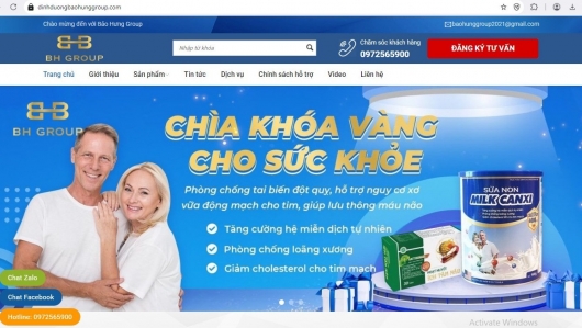 Công ty cổ phần tập đoàn thực phẩm dinh dưỡng Bảo Hưng bị xử phạt