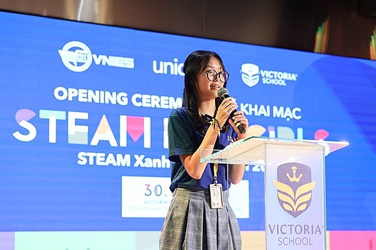 Em Nguyễn Ngọc Uyên Phương - Học sinh Victoria School - Nam Sài Gòn đại diện 69 chia sẻ cảm xúc trước khi bước vào vòng chung kết. 