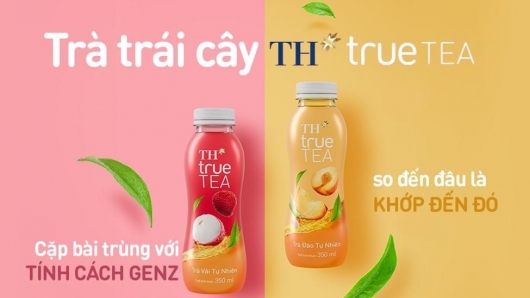 Trà trái cây TH true TEA - cặp bài trùng với tính cách GenZ, so đến đâu là khớp đến đó