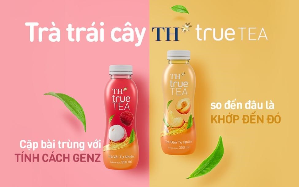 Trà trái cây TH true TEA - cặp bài trùng với tính cách GenZ, so đến đâu là khớp đến đó