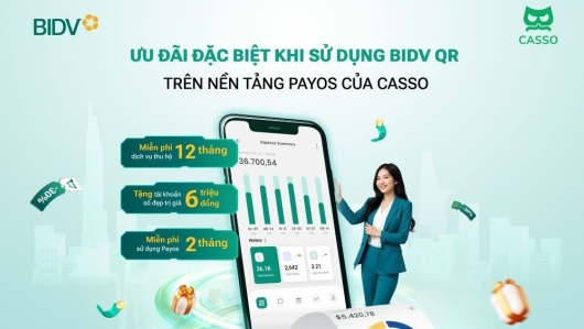 Những ưu đãi đặc biệt từ sự kết hợp BIDV - Casso