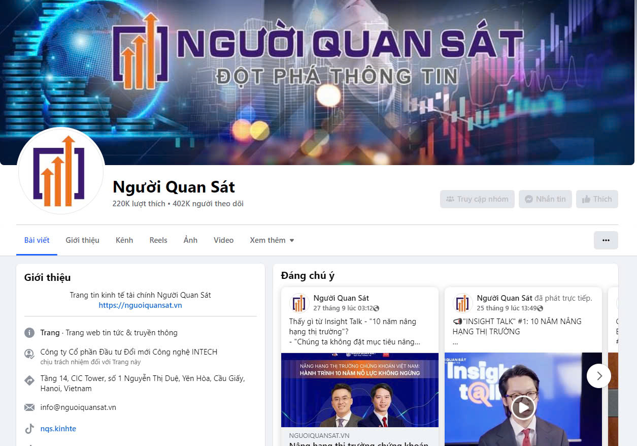 Fanpage Người Quan S&amp;aacute;t