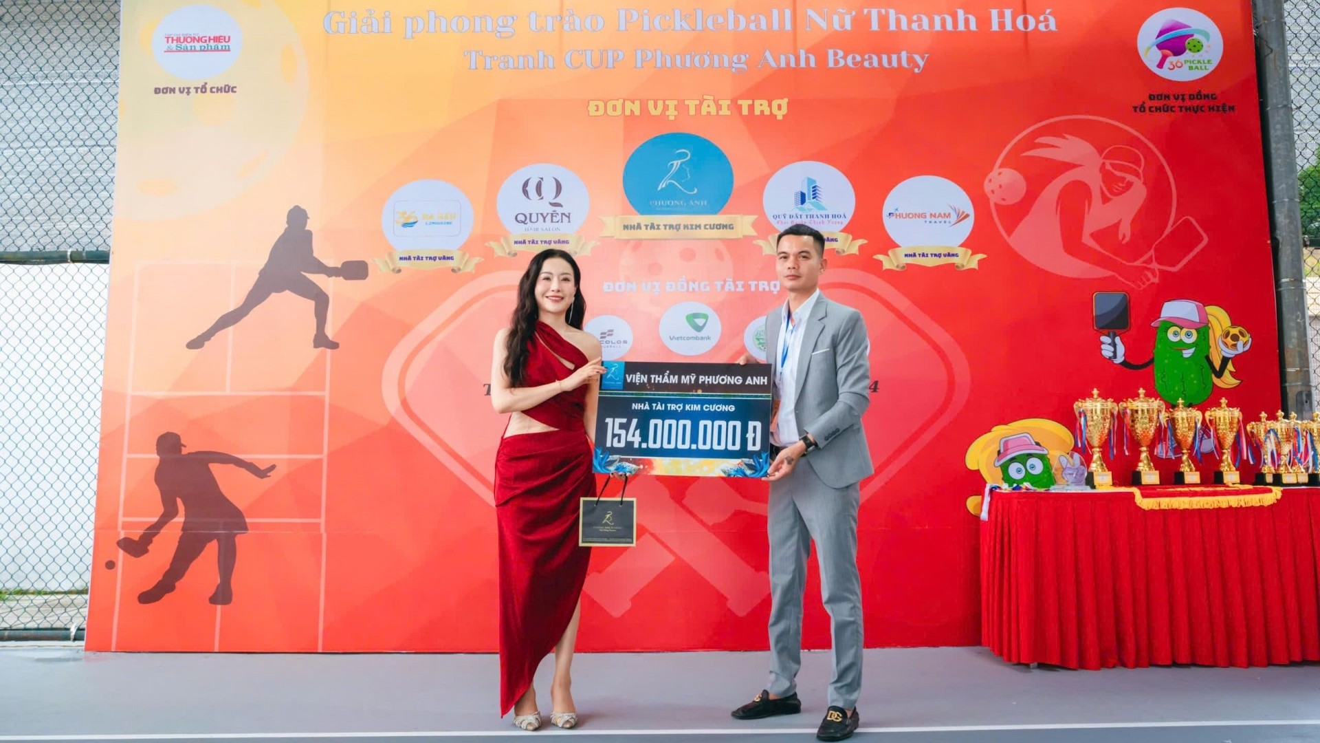 Tạp chí Thương hiệu và Sản phẩm tổ chức thành công giải phong trào Pickleball nữ Thanh Hóa tranh Cup Phương Anh Beauty