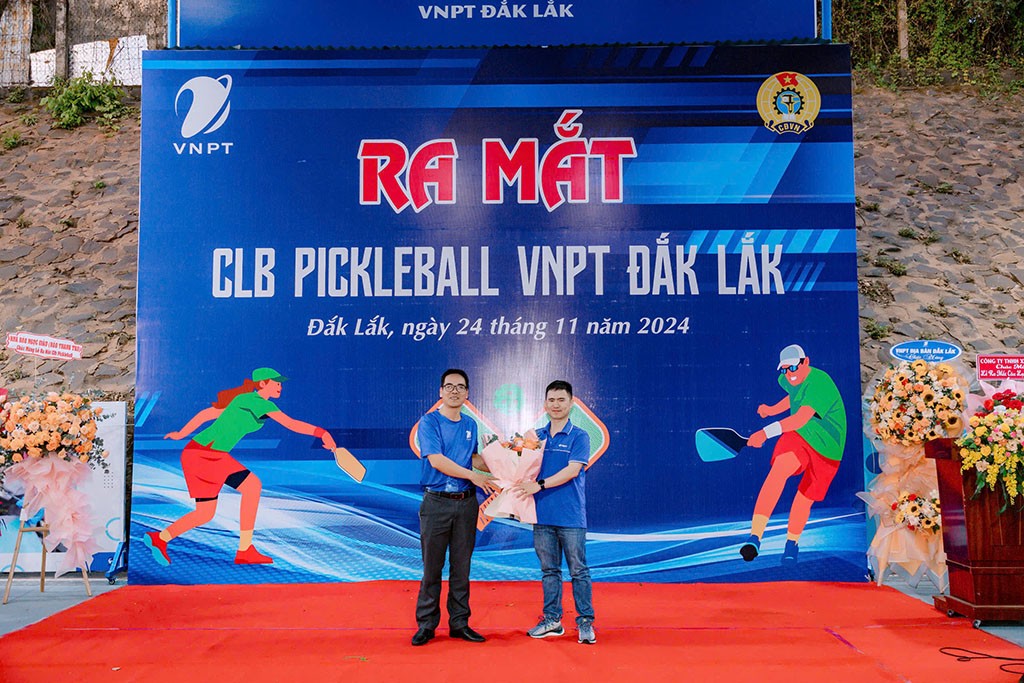 Ra mắt câu lạc bộ Pickleball VNPT Đắk Lắk