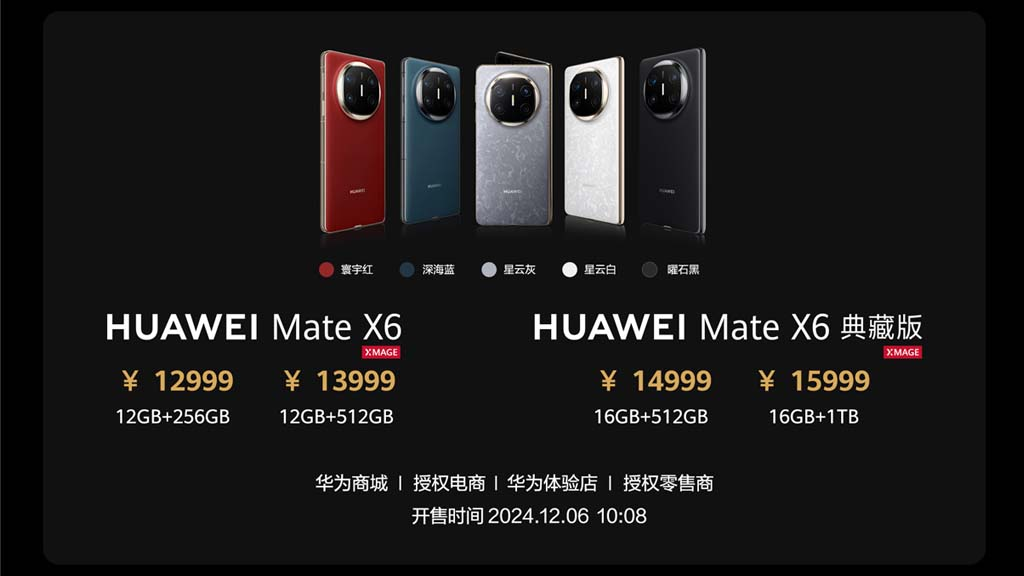 Huawei Mate X6 - siêu phẩm màn hình gập với camera đỉnh cao và AI thông minh