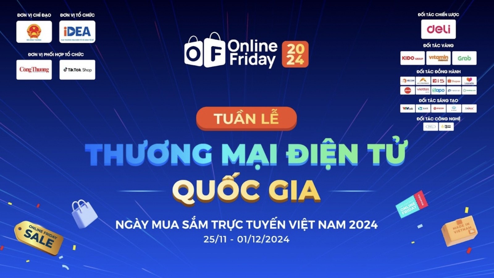 Cấm buôn bán hàng giả tại Online Friday 2024