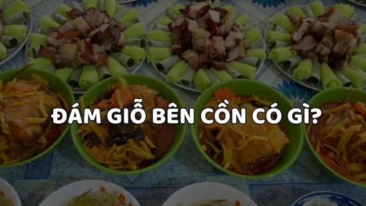 Menu "đám giỗ bên cồn" gồm những gì?